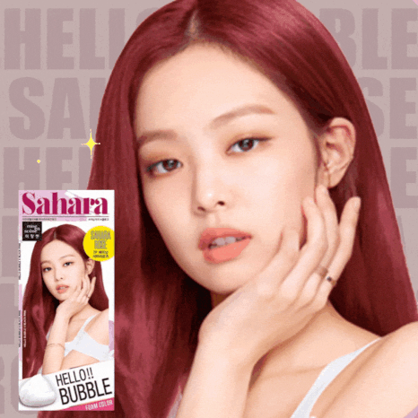 Hello Bubble Hair Dye Foam Color (Sahara Rose)