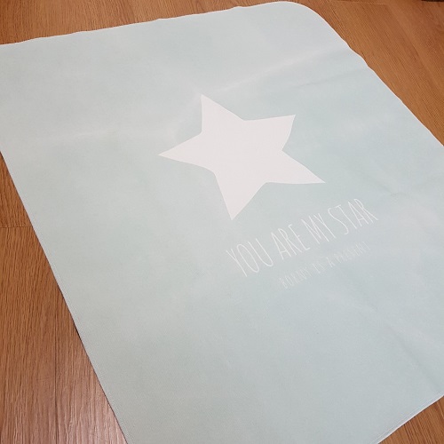 All Eco Waterproof Mat - You Are My Star (blue), M Size