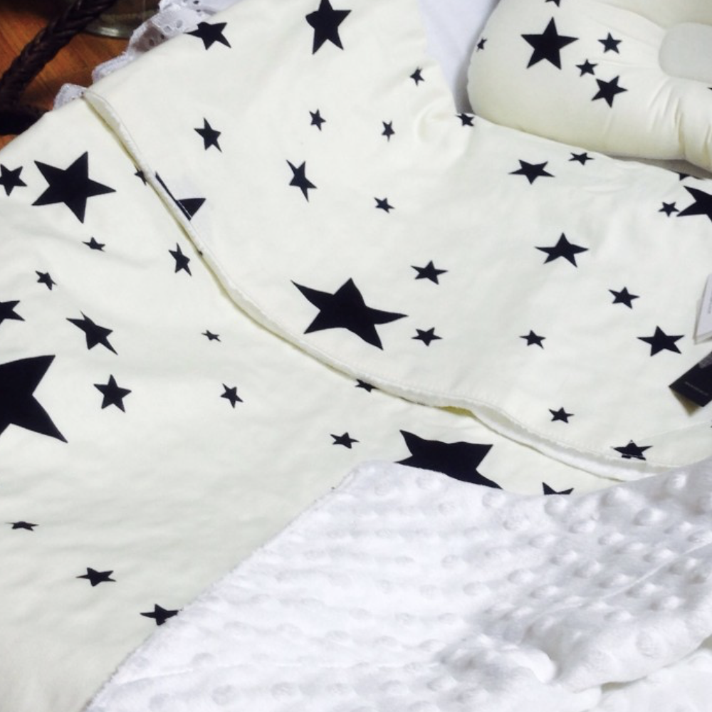 Large Blanket -  Starry Night (white)