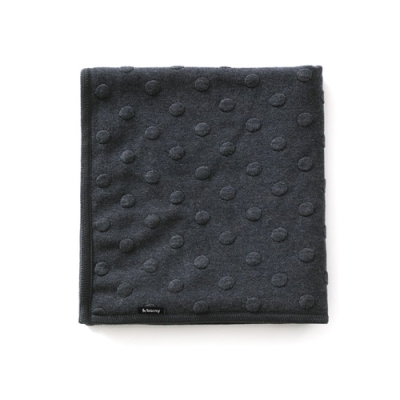 Large Blanket - Jacquard Black