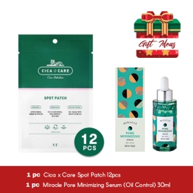 [Gift Set 2] Miracle Pore Minimizing Serum + CICA x Care Spot Patch