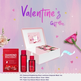 [V-DAY]Red Valentine Skincare Flower Gift Box