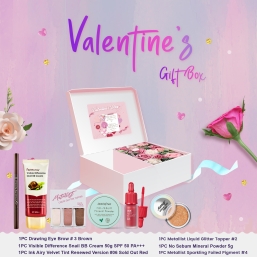 [V-DAY] Valentine`s Makeup Set Flower Gift Box