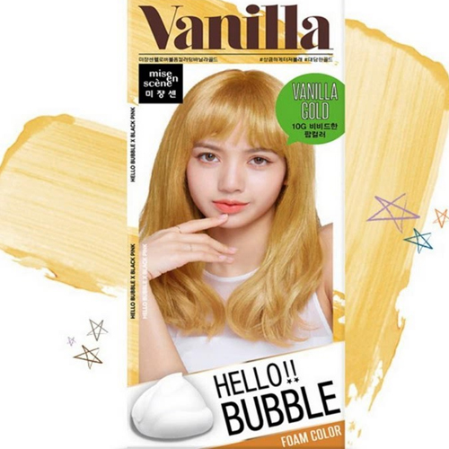 Hello Bubble Hair Dye Foam Color (Vanilla Gold)
