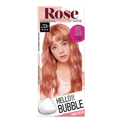 Hello Bubble Hair Dye Foam Color (Rose Gold)