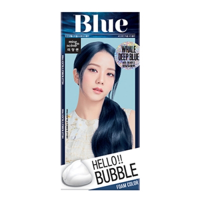 Hello Bubble Hair Dye Foam Color (Whale Deep Blue)
