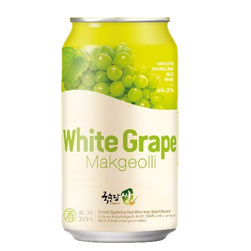Rice Makgeolli White Grape Can 350ml