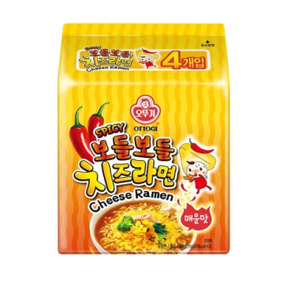 Stir-Fry BodleBodle Cheese Noodle Spicy 130g 4pcs