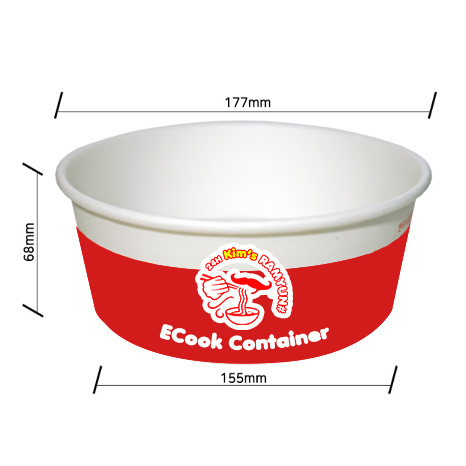 Paper Container 1300cc (for E-cook only)