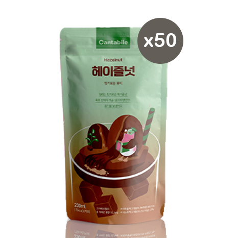 Refreshing Korean Pouch Drinks Hazel Nut 230ml - 50pcs/pack
