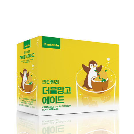 Refreshing Korean Pouch Drinks Mango Ade 230ml 50pcs/pack