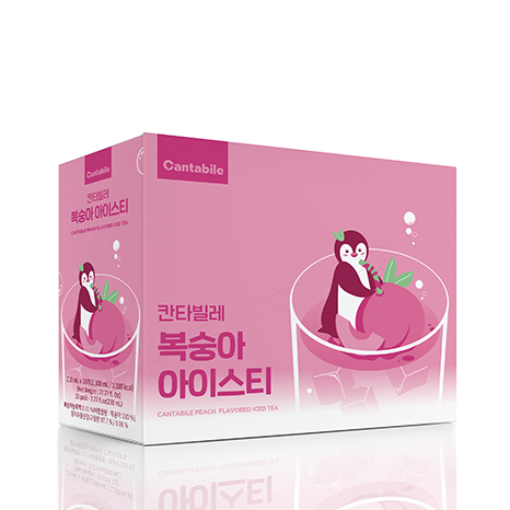 Refreshing Korean Pouch Drinks Peach Ade 230ml - 50pcs/pack