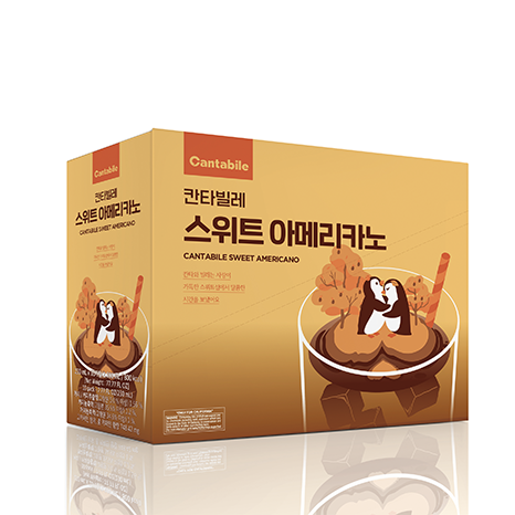 Refreshing Korean Pouch Drinks - Sweet Americano 230ml - 50pcs/pack