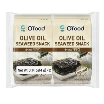 Oliveyoo JaeraeKim (Seasoned Seaweed With Olive Oil)