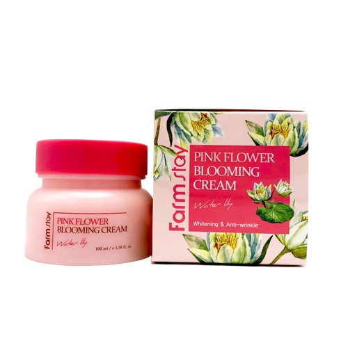 Pink Flower Blooming Cream Water Lily 100ml
