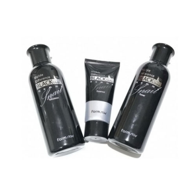 Visible Difference Black Snail Homme 3 Items (Toner/Emulsion/Essence)