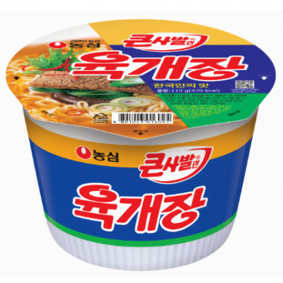 Yukgaejang Spicy Beef Noodle Big Bowl 110g
