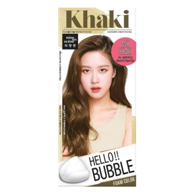 Hello Bubble Hair Dye Foam Color (Ash Khaki)