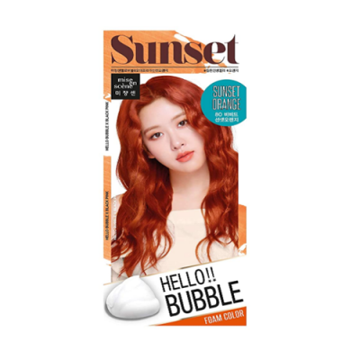 Hello Bubble Hair Dye Foam Color (Sunset Orange)