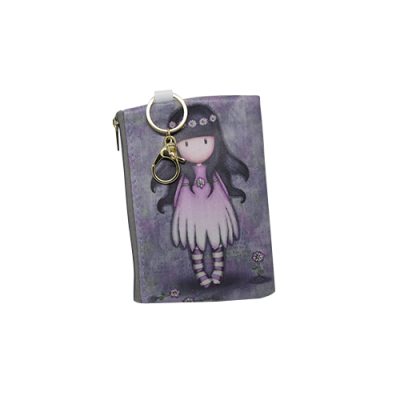 Little Girls Wallet with Keychain - Crystal
