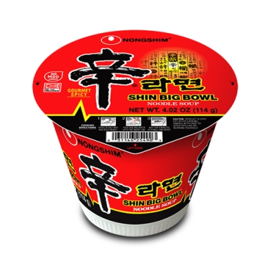 Shinramyun Hot & Spicy Noodle Big Bowl 114g