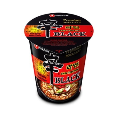 Shinramyun Black Premium Hot &Spicy Noodle Cup 101g